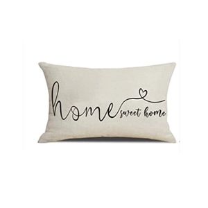 NWT Rustic Farmhouse Pillow cover- "Home Sweet Home"